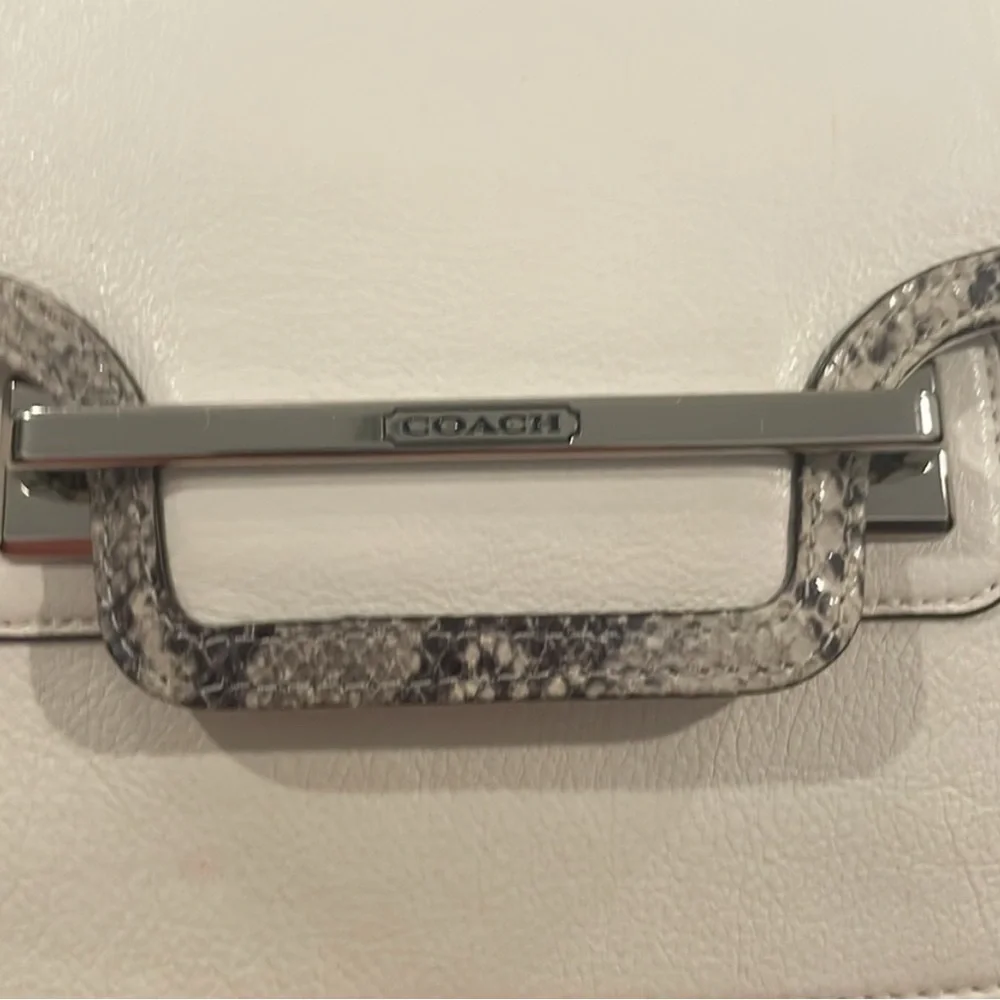 EUC COACH TAYLOR MIXED EXOTIC FLAP SHOULDER BAG - Picture 10 of 10